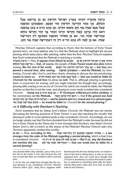 Minchas Chinuch - Musach HaShabbos - Vol 1