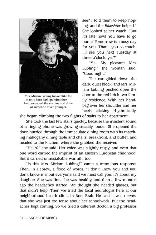 Angel of Mercy: Mrs. Miriam Lubling