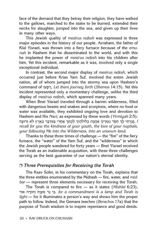 Rav Druck on Chumash - Bamidbar