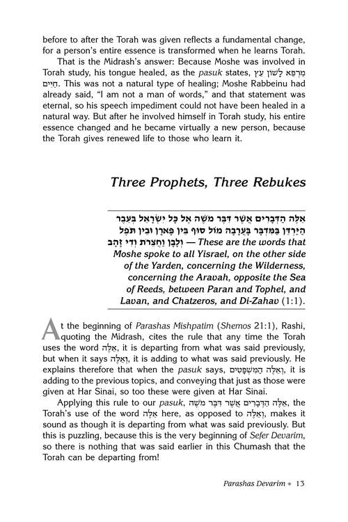 Rav Druck on Chumash - Devarim