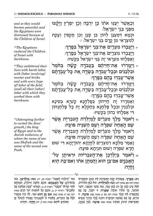 Shnayim Mikra V'Echad Targum - Shemos