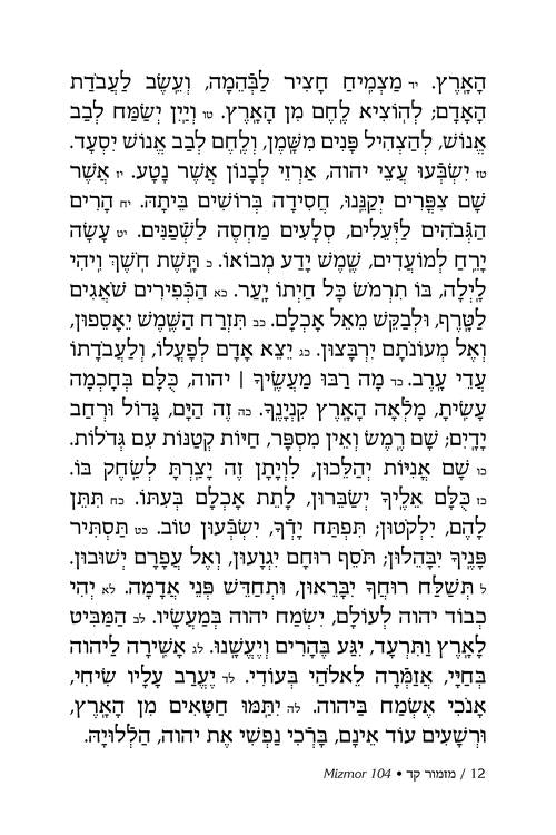 Rav Schwab on Selections of Tehillim