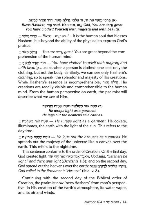 Rav Schwab on Selections of Tehillim