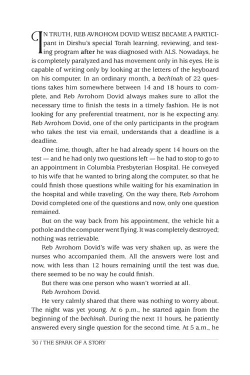 The Spark of a Story - Hardback