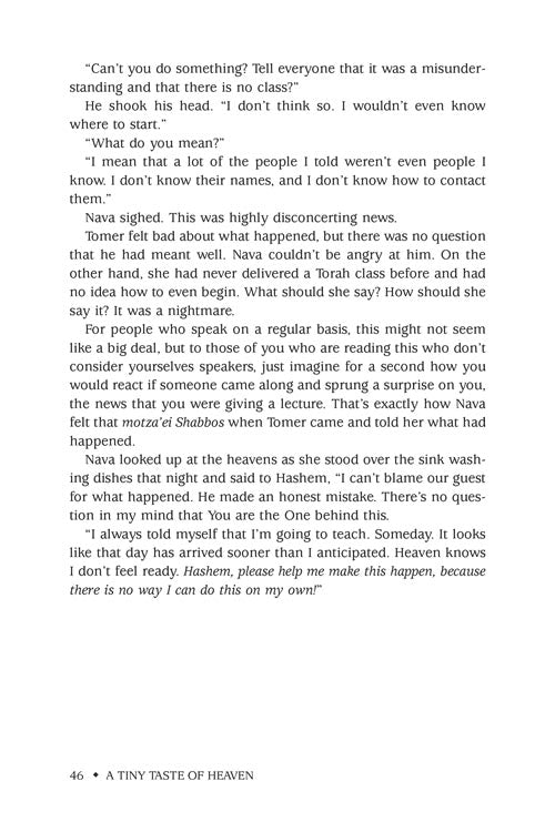 A Tiny Taste of Heaven