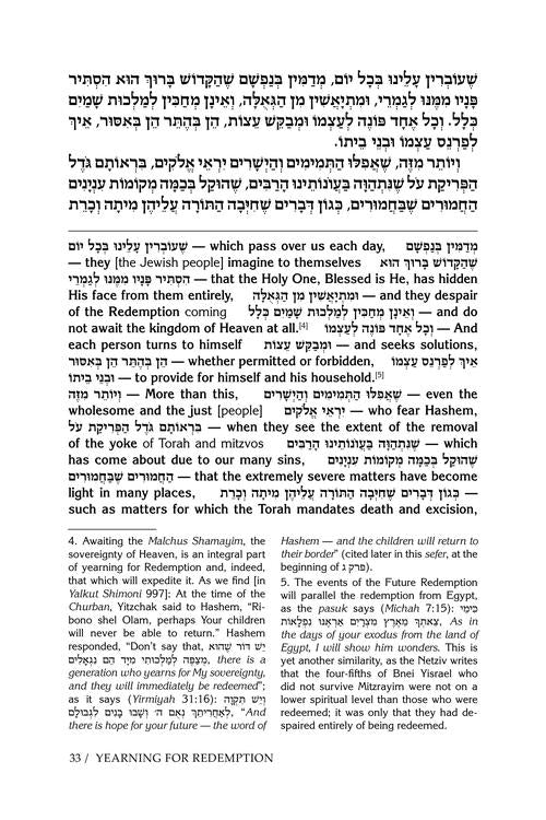 Tzipisa L’Yeshuah: Yearning for Redemption