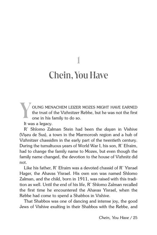 In the Rebbe's Room - The Imrei Chaim of Vizhnitz