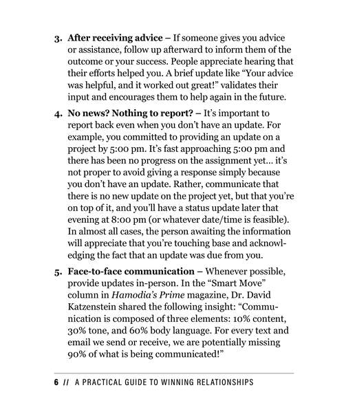 Practical Guide to Winning Relationships