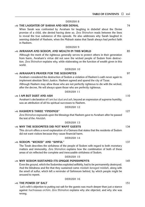 Student Size - Zera Shimshon - Bereishis Volume 2: Vayeira - Toldos