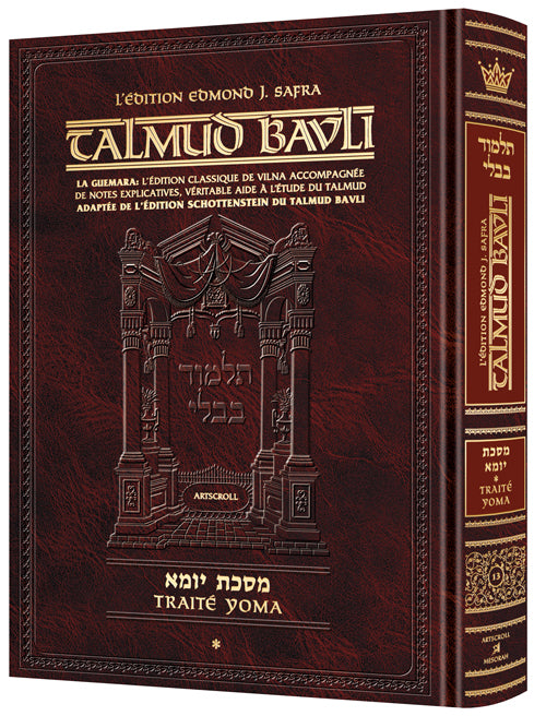 Artscroll: Guemara Yoma GRANDE, Edmond J. Safra Ed - Vol 1: Chapitre 1-4