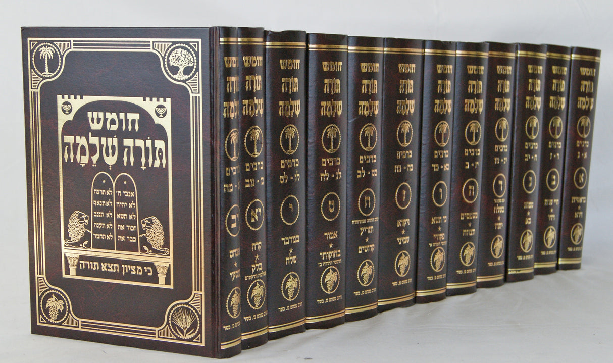 תורה שלמה י"ב כרכים עד פ' מסעי