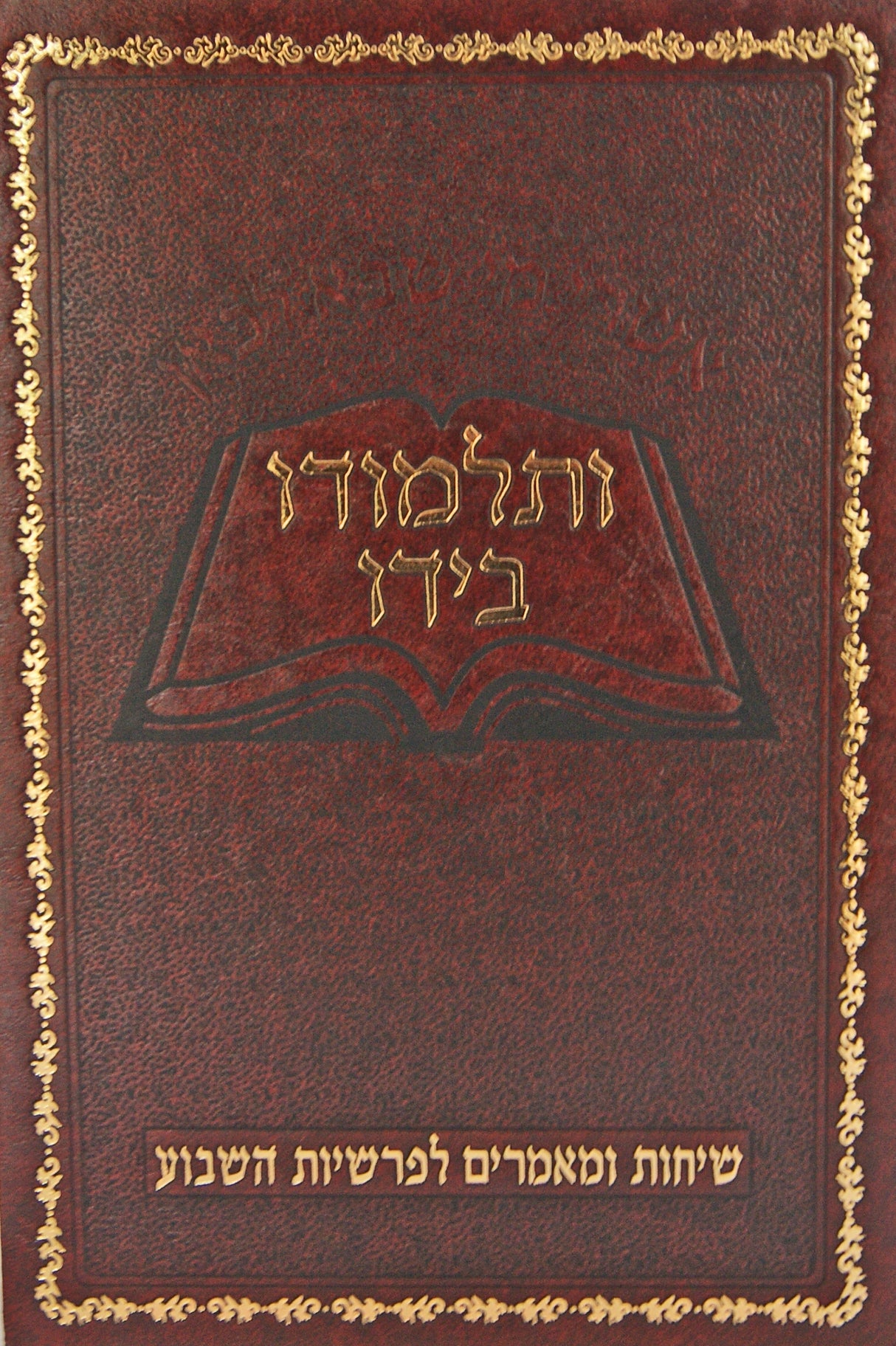 ותלמודו בידו - דברים