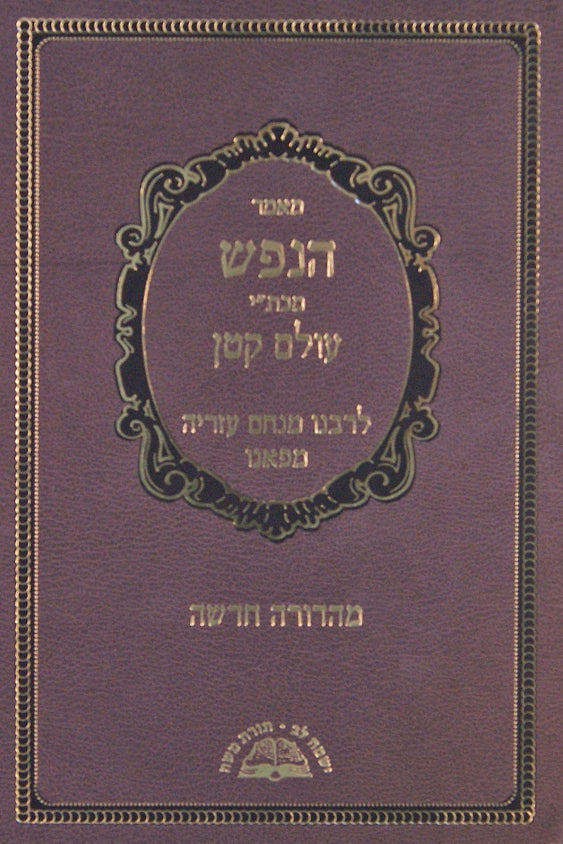 מאמר הנפש מכתבי יד עולם קטן מהרמ"ע מפאנו