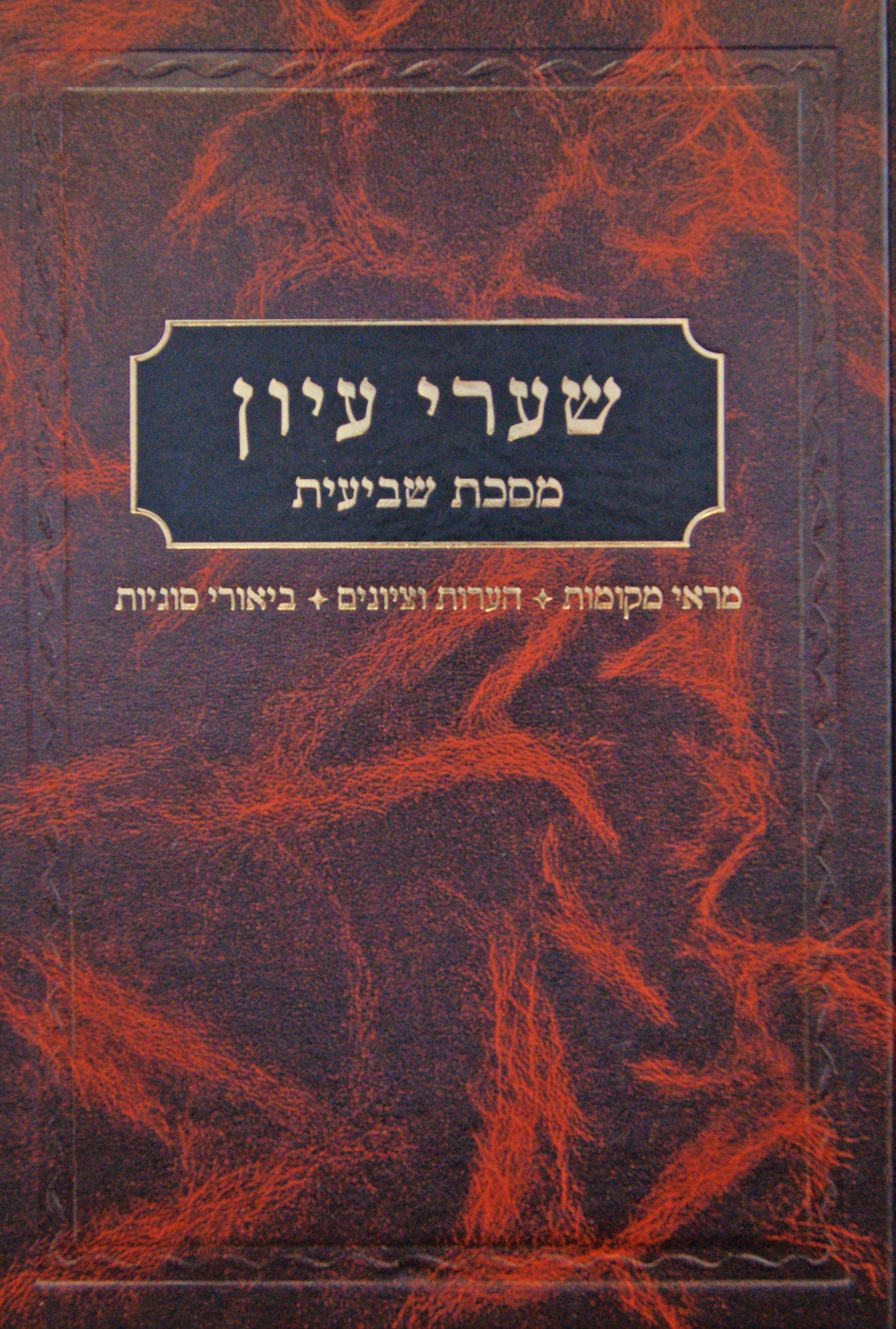 שערי עיון - מסכת שביעית