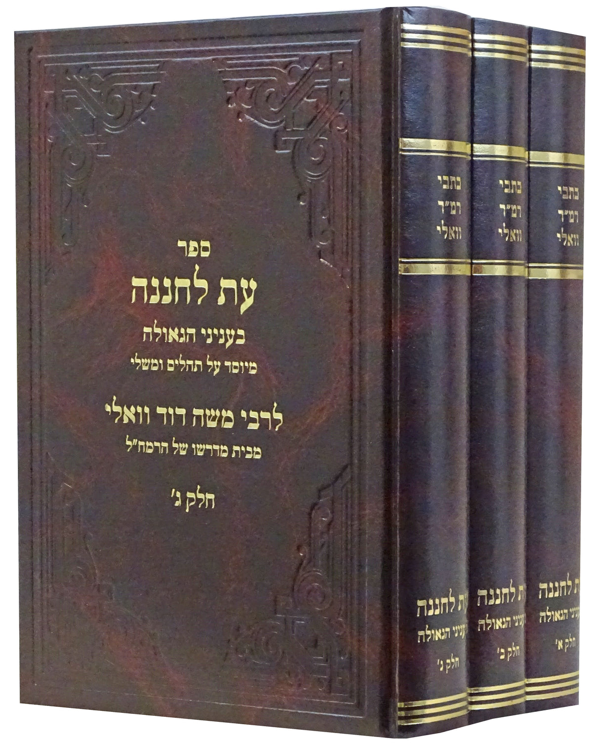 כתבי רמ"ד וואלי - עת לחננה בעניני הגאולה ג' כרכים