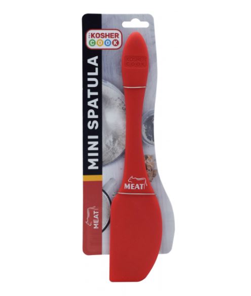 The Kosher Cook Silicone Spatula - Meat (Red)