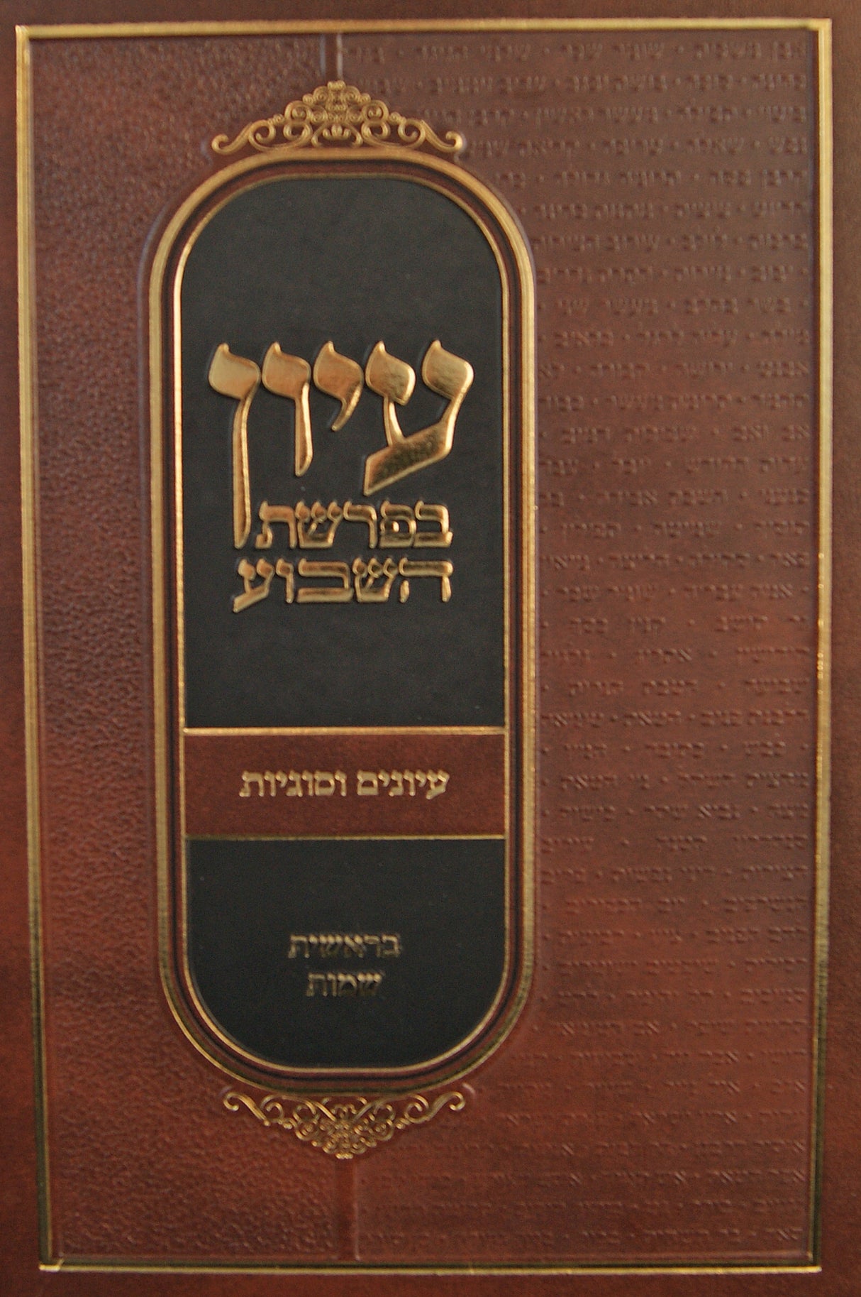 עיון בפרשת השבוע - עיונים וסוגיות - בראשית שמות