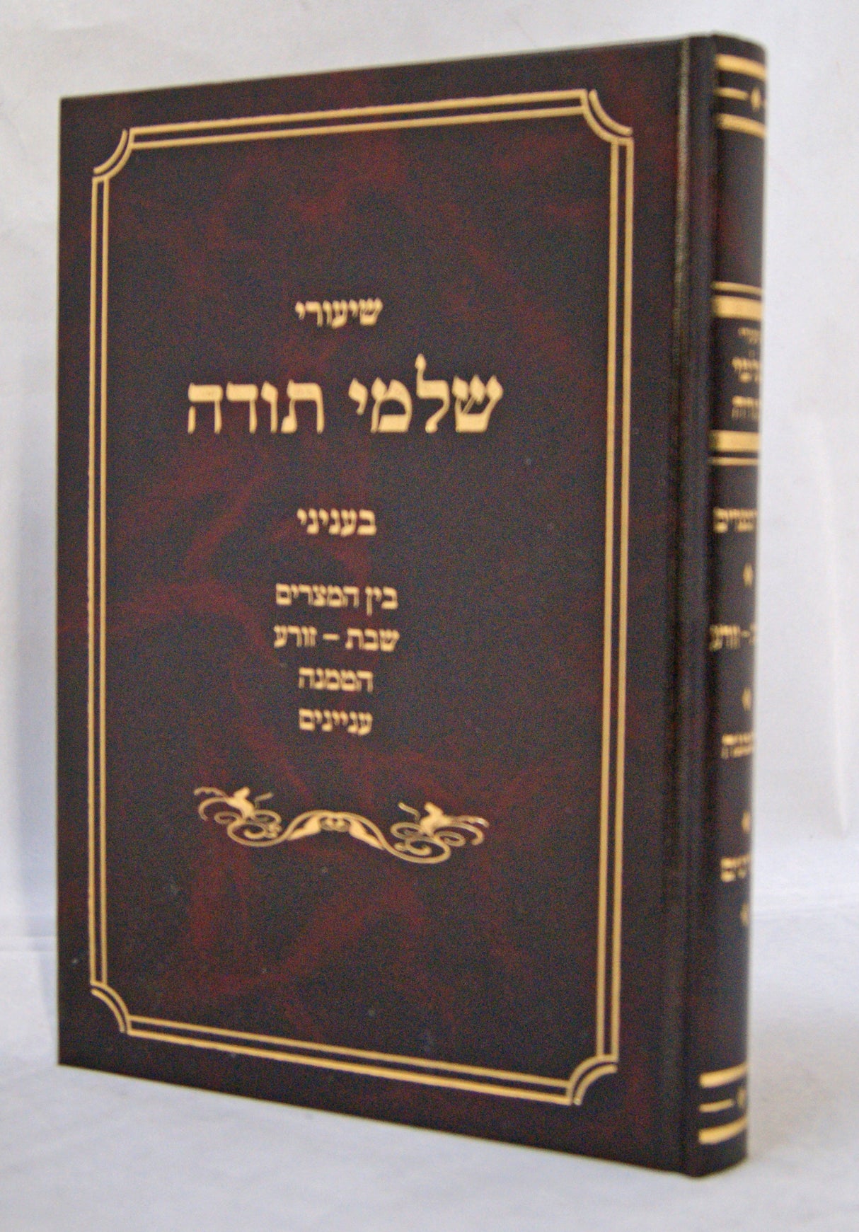 שלמי תודה - בין המצרים שבת-זורע הטמנה עניינים