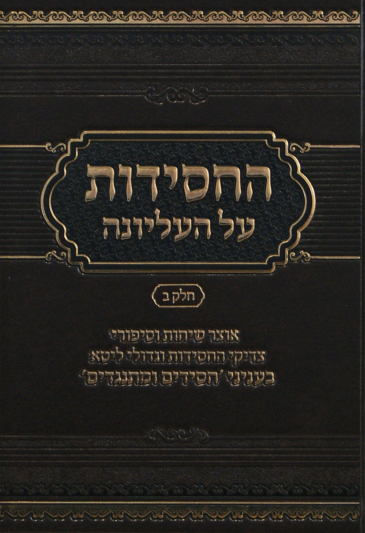 החסידות על העליונה חלק ב - עניני חסידים ומתנגדים