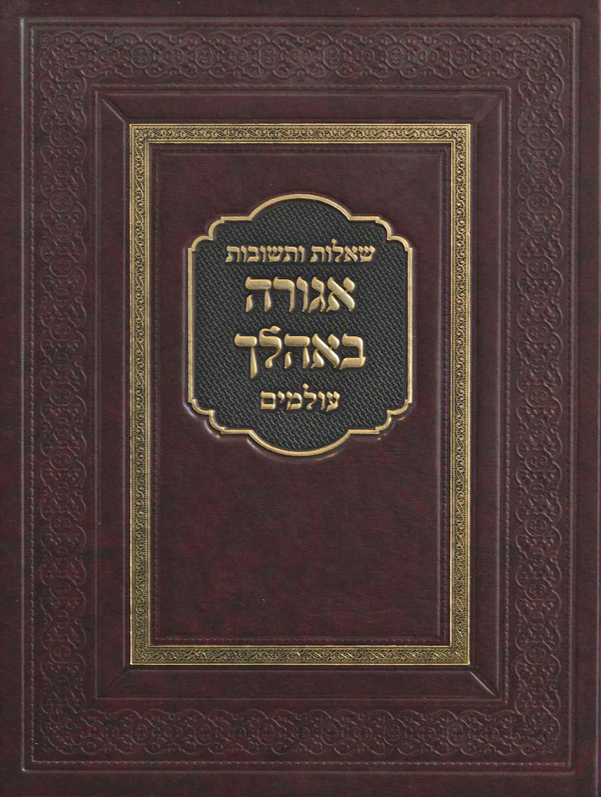 אגורה באהלך עולמים שו"ת חלק ג