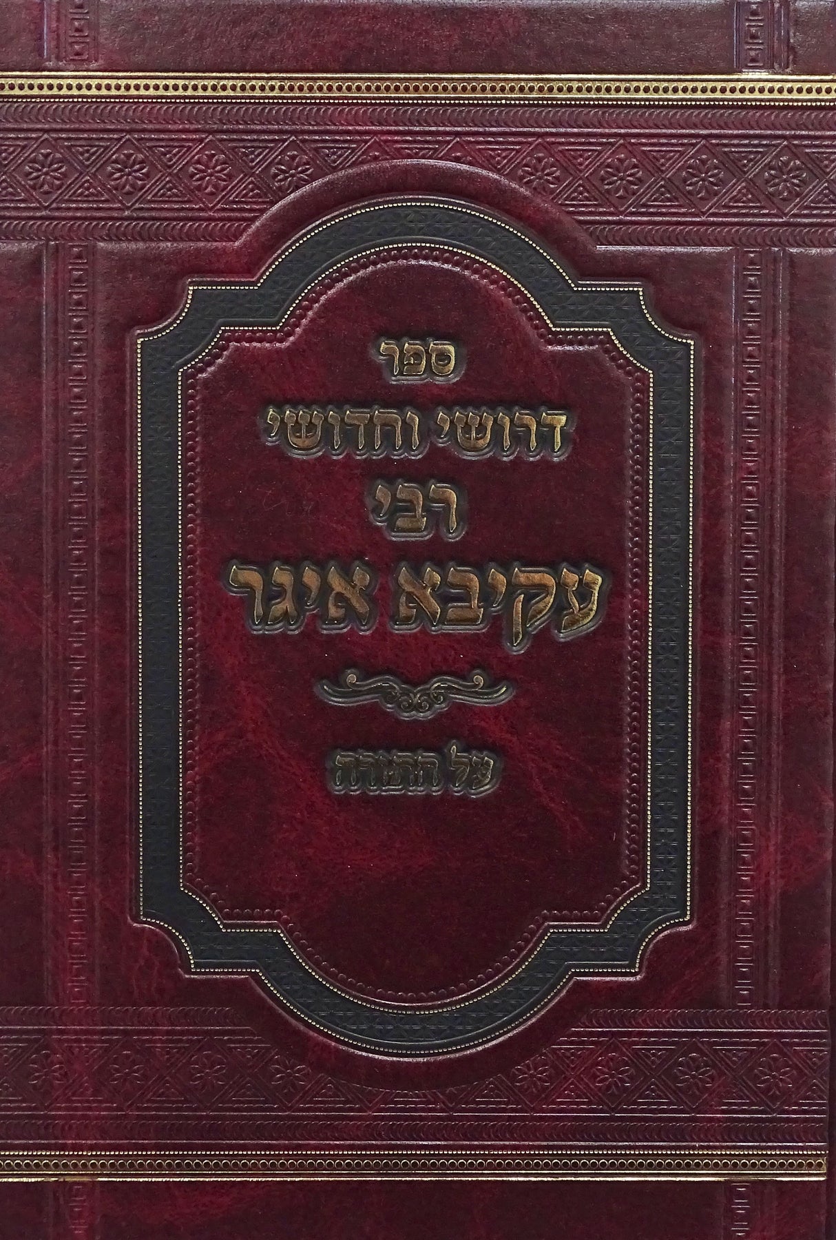 דרושי וחדושי רבי עקיבא איגר על התורה