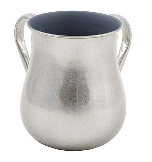 Yair Emanuel: Washing Cup - Stainless Steel - Silver Colour-Matte Finish