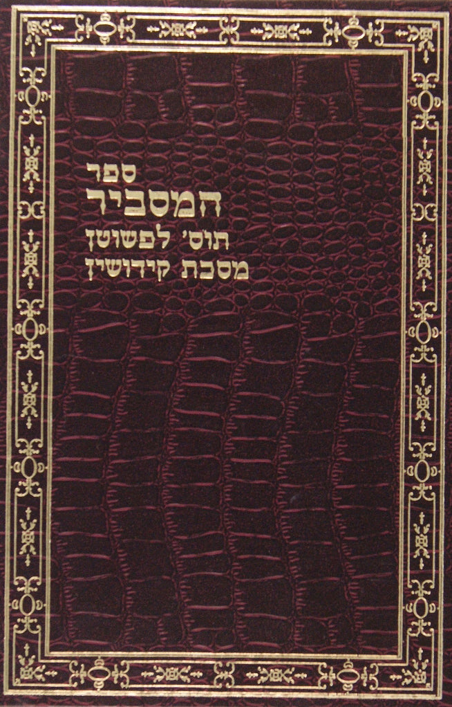 המסביר - תוספות לפשוטן על מסכת קידושין