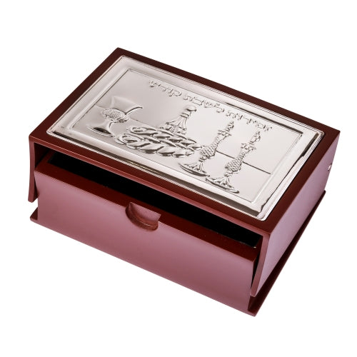 Bencher Holder-Wood and Silver-Shabbat Images Design
