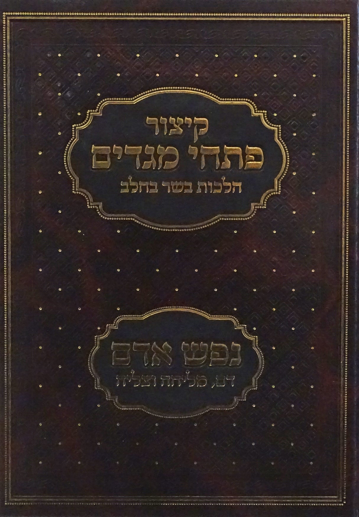 קיצור פתחי מגדים - הלכות בשר בחלב