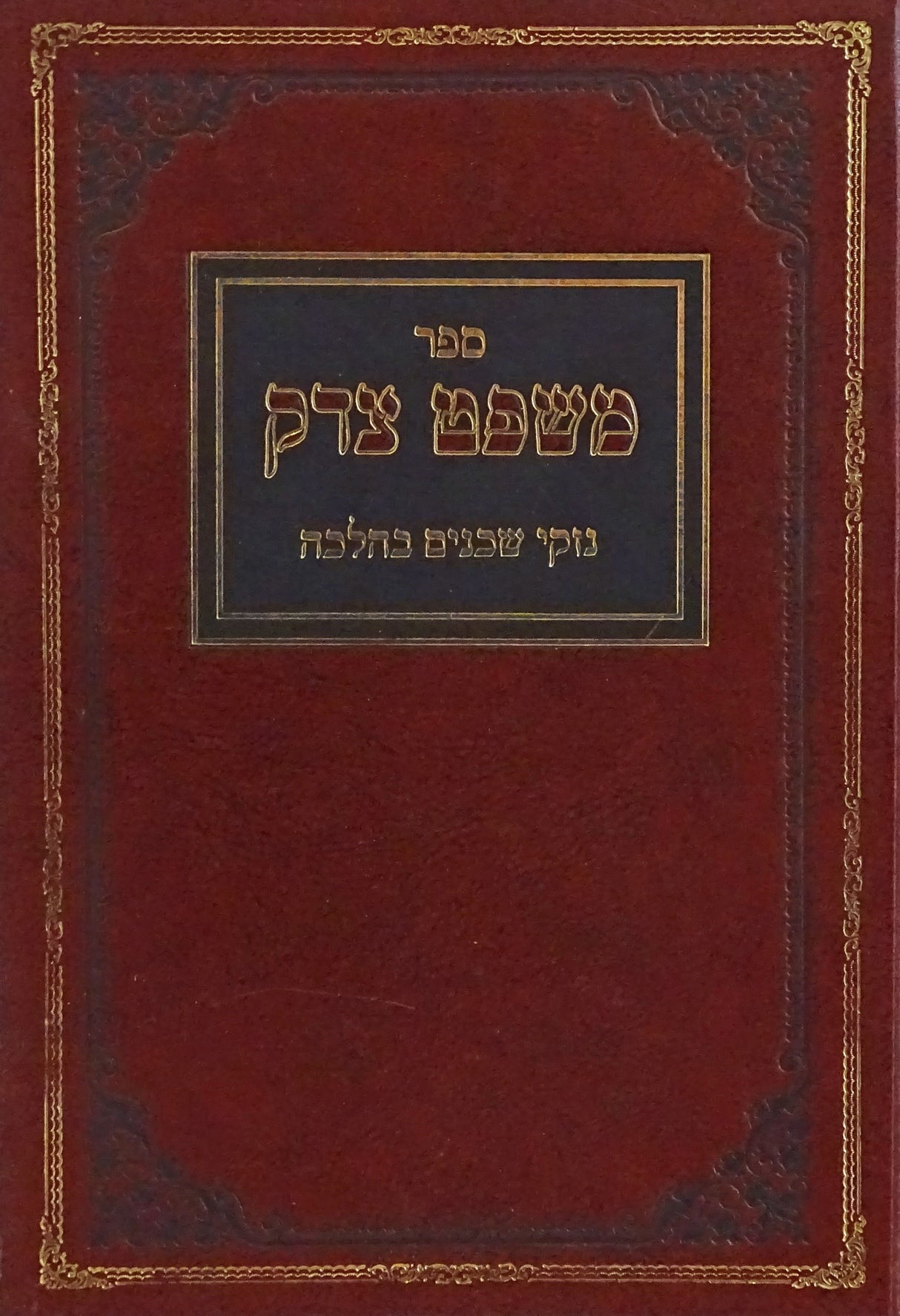 משפט צדק - נזקי שכנים בהלכה