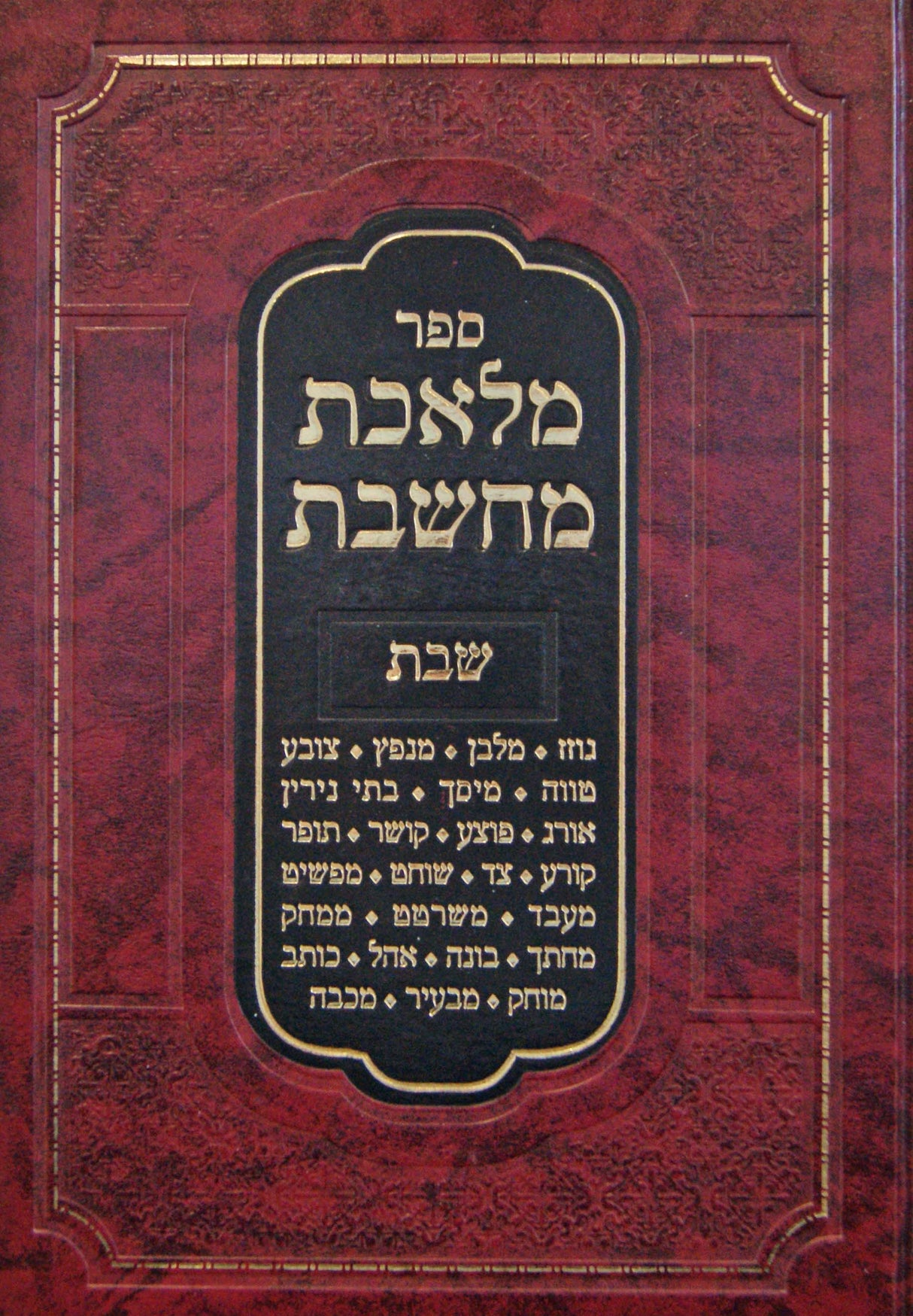 מלאכת מחשבת - שבת חלק ג - גוזז/מלבן/מנפץ ועוד