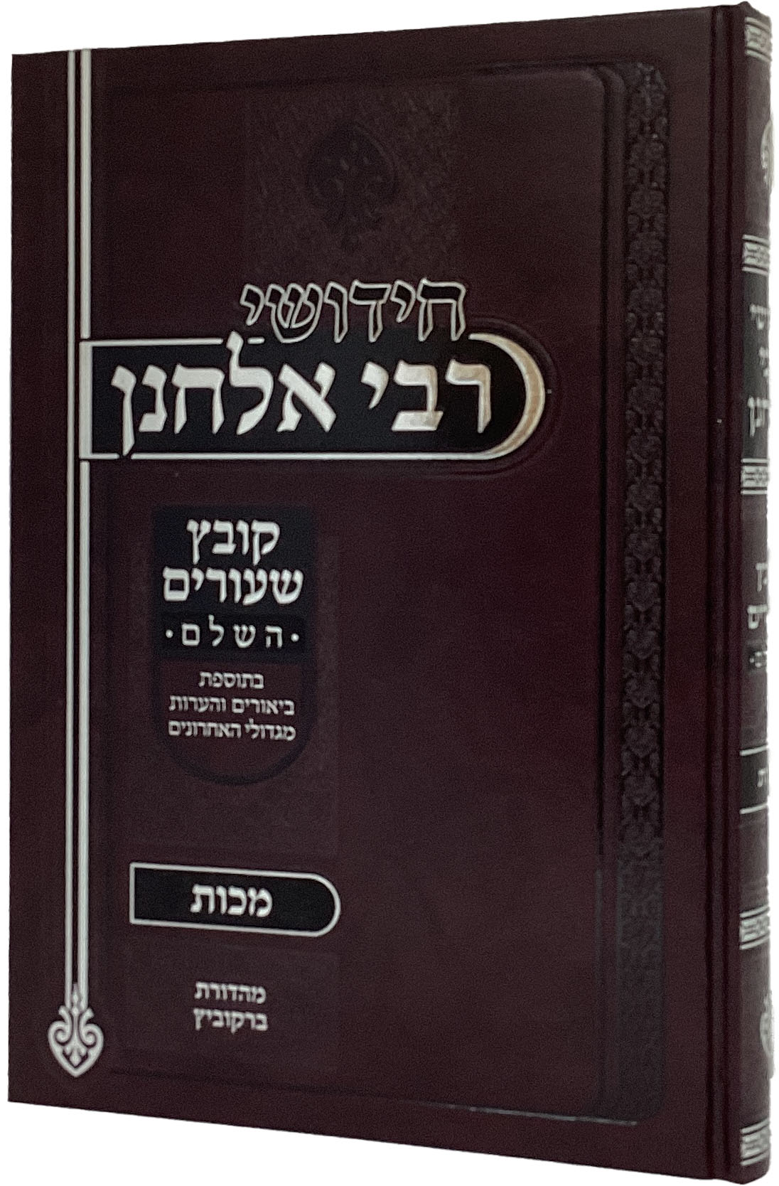 חידושי רבי אלחנן - קובץ שעורים השלם - מכות