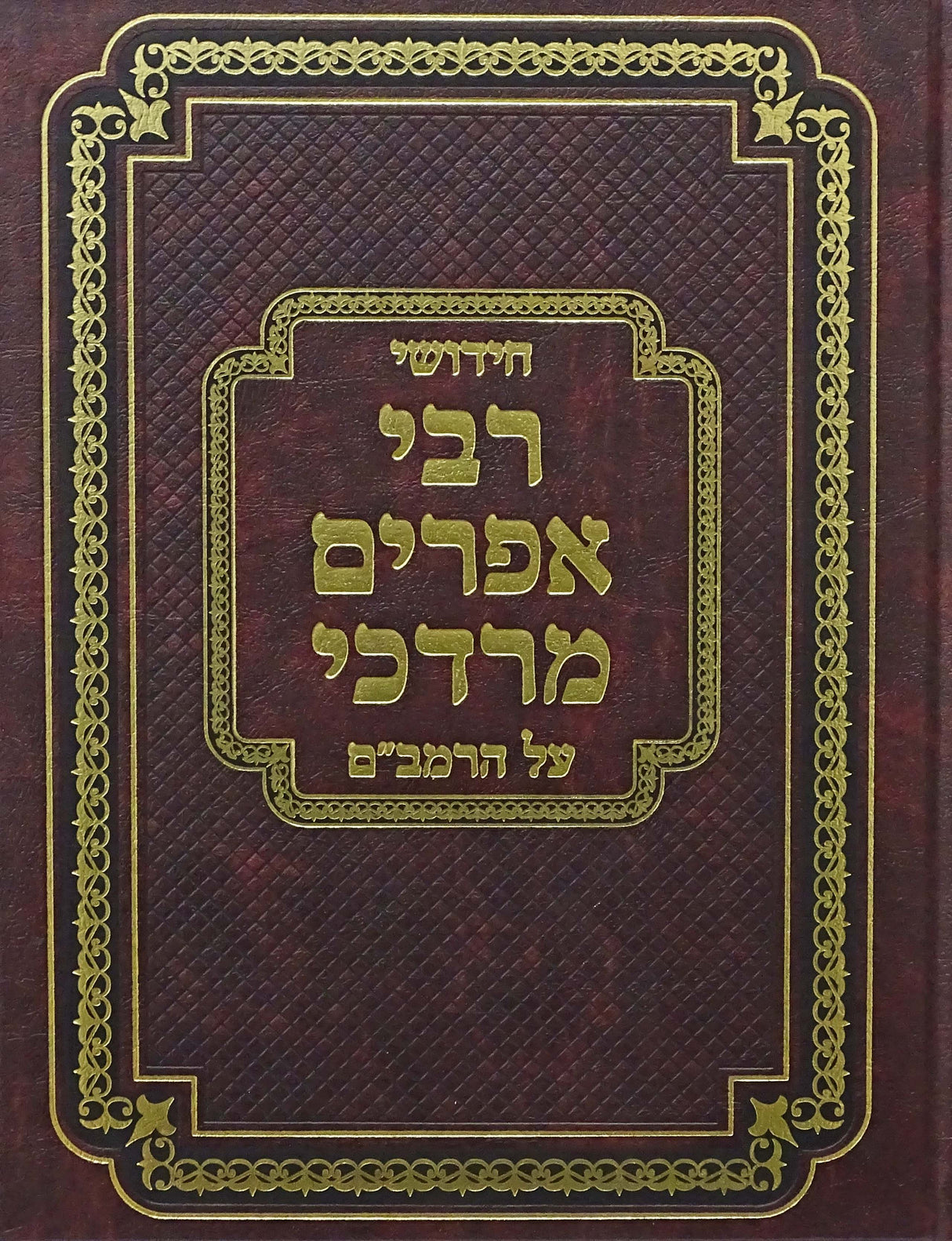 חי' ר' אפרים מרדכי על הרמב"ם