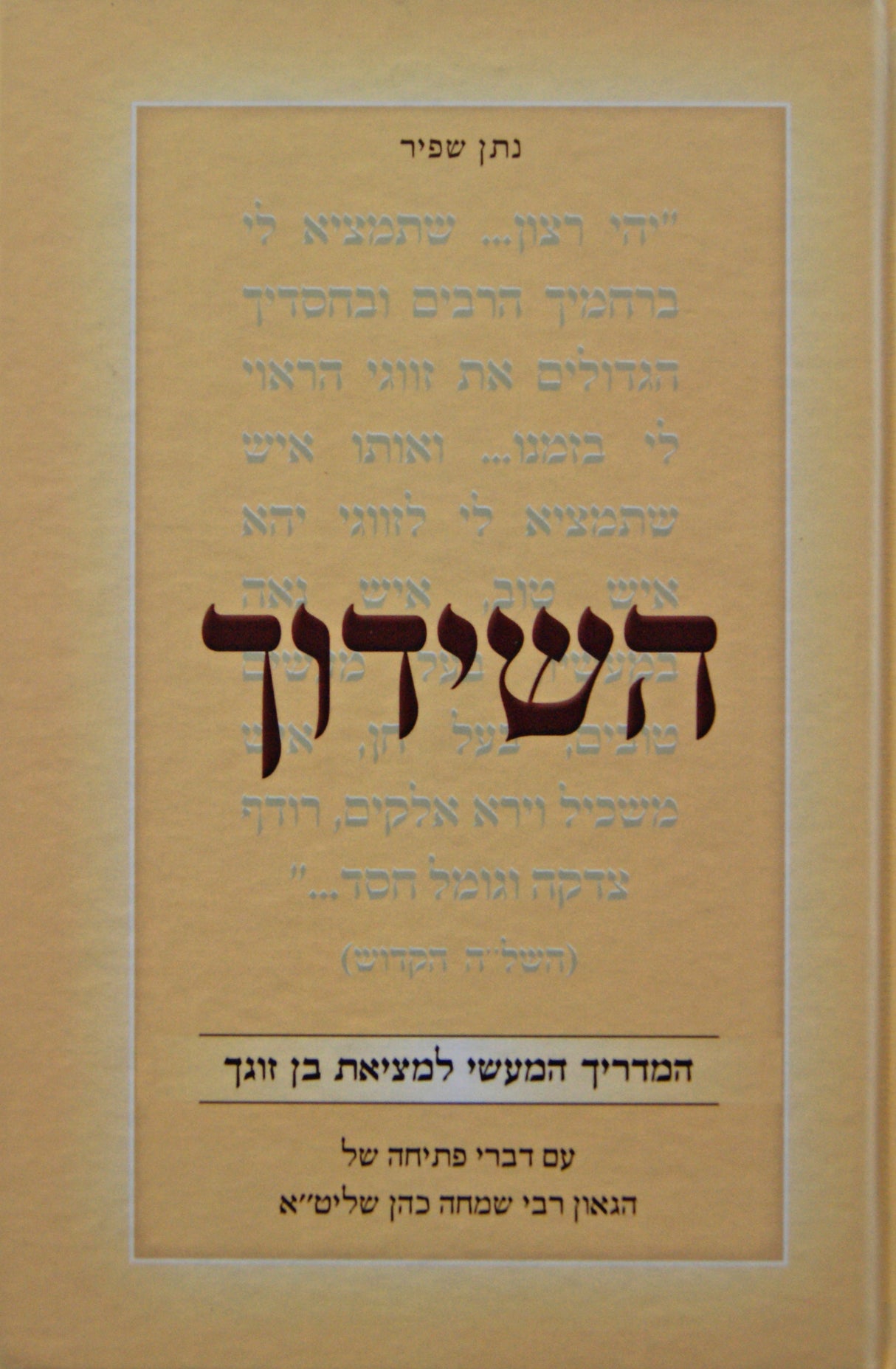 השידוך - המדריך המעשי למציאת בן זוגך