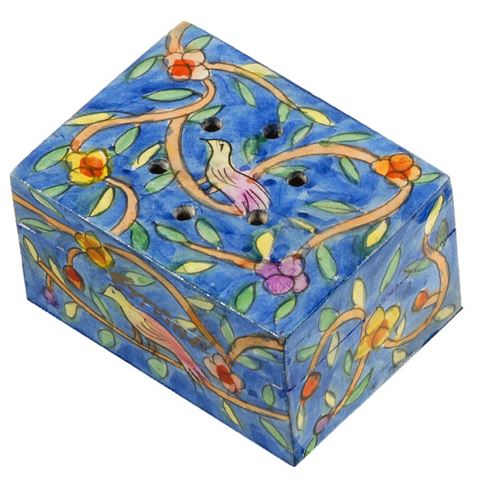 Yair Emanuel: Besamim Spice Box - Hand Painted - Oriental Design
