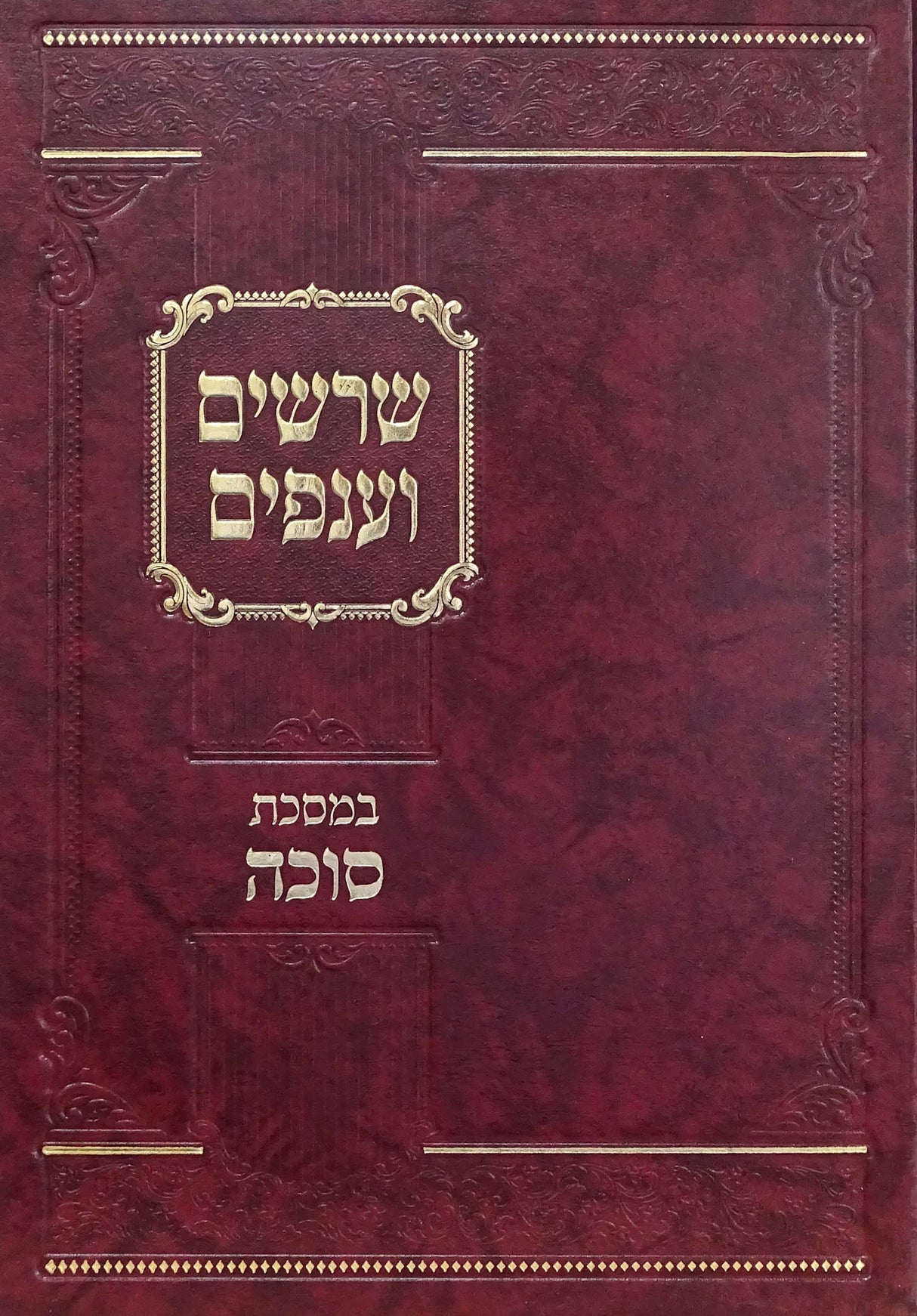 שרשים וענפים במסכת סוכה