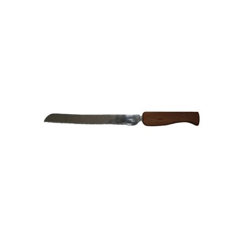 Yair Emanuel: Challah Knife - Natural Wood Handle with Olive Oil Finish