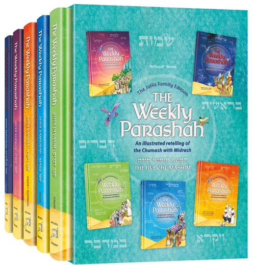 The Weekly Parashah – 5 Volume Slipcase Set - Jaffa Family Edition