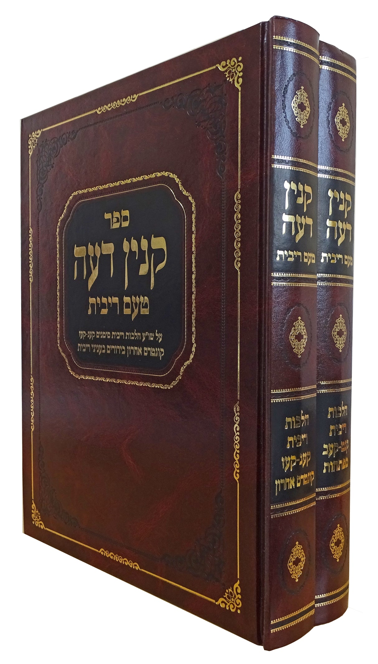 קנין דעה טעם ריבית ב' כרכים - הלכות ריבית