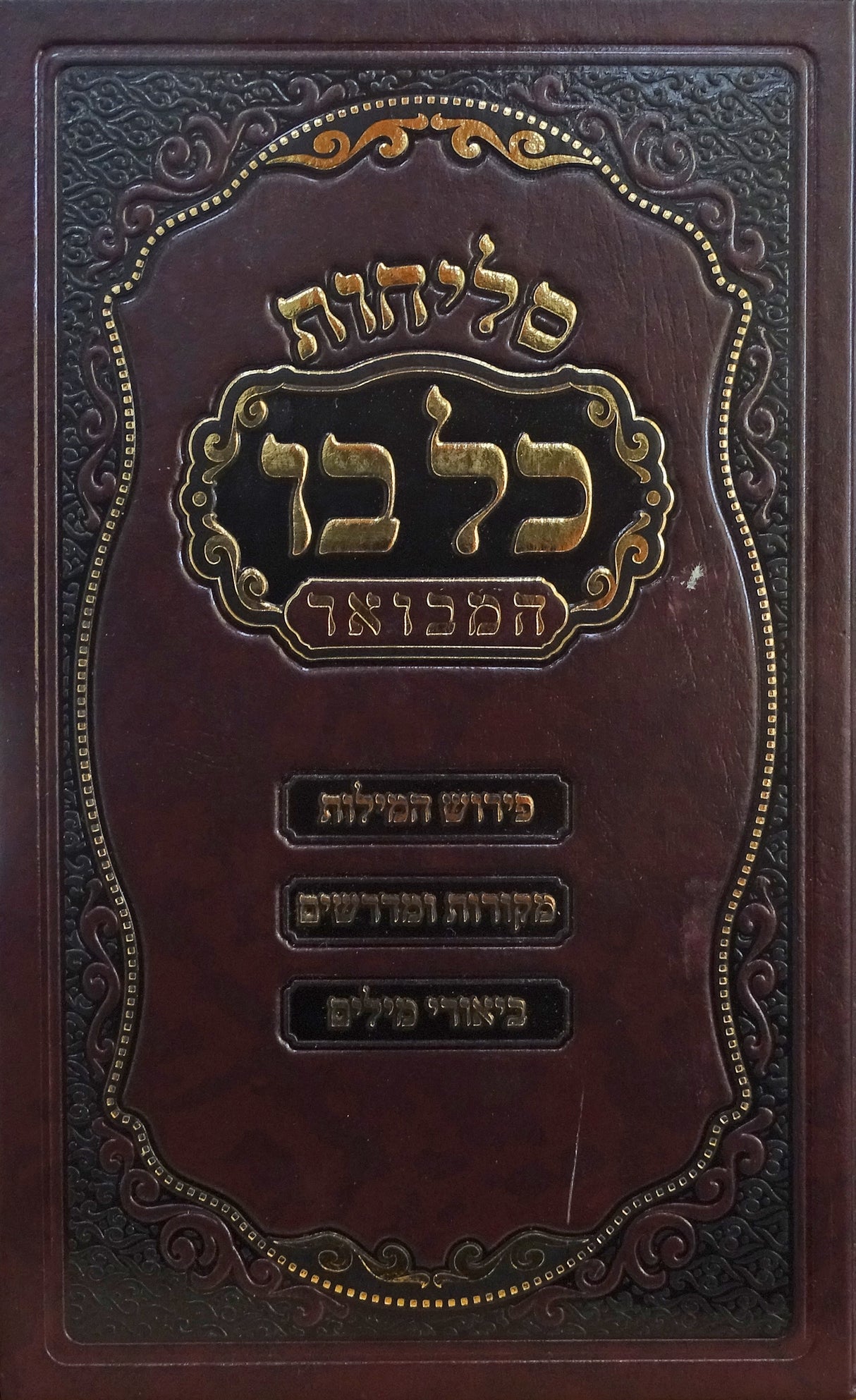 סליחות כל בו המבואר 22 ס"מ - הוצאת מאירות