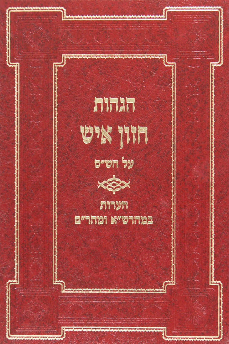 הגהות חזון איש על הש"ס