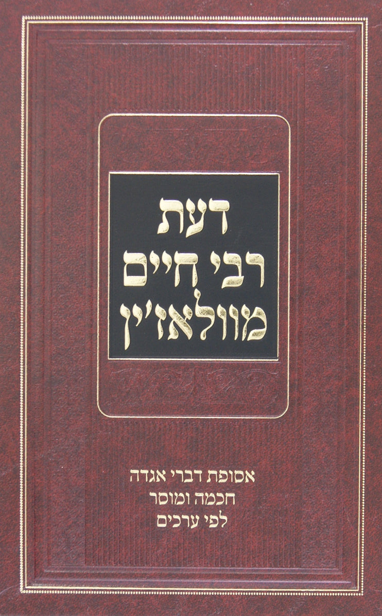 דעת רבי חיים מוולאז'ין