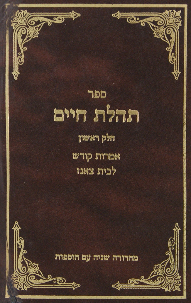 תהלת חיים חלק ב - אגרות קודש לבית צאנז