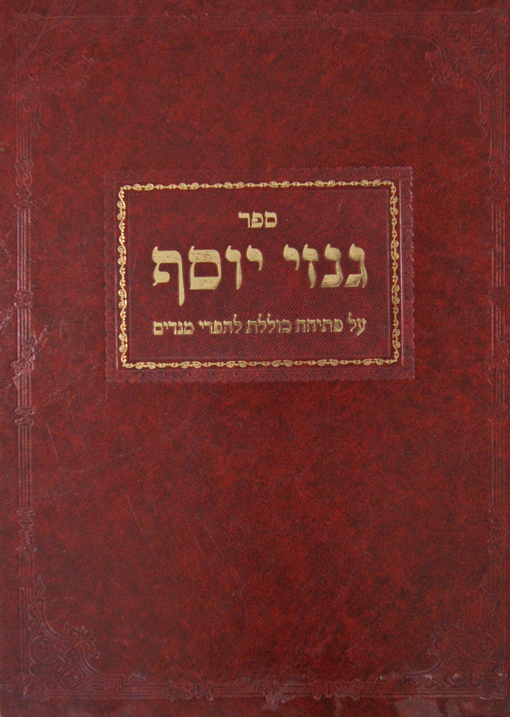 גנזי יוסף - על פתיחה כוללת להפרי מגדים