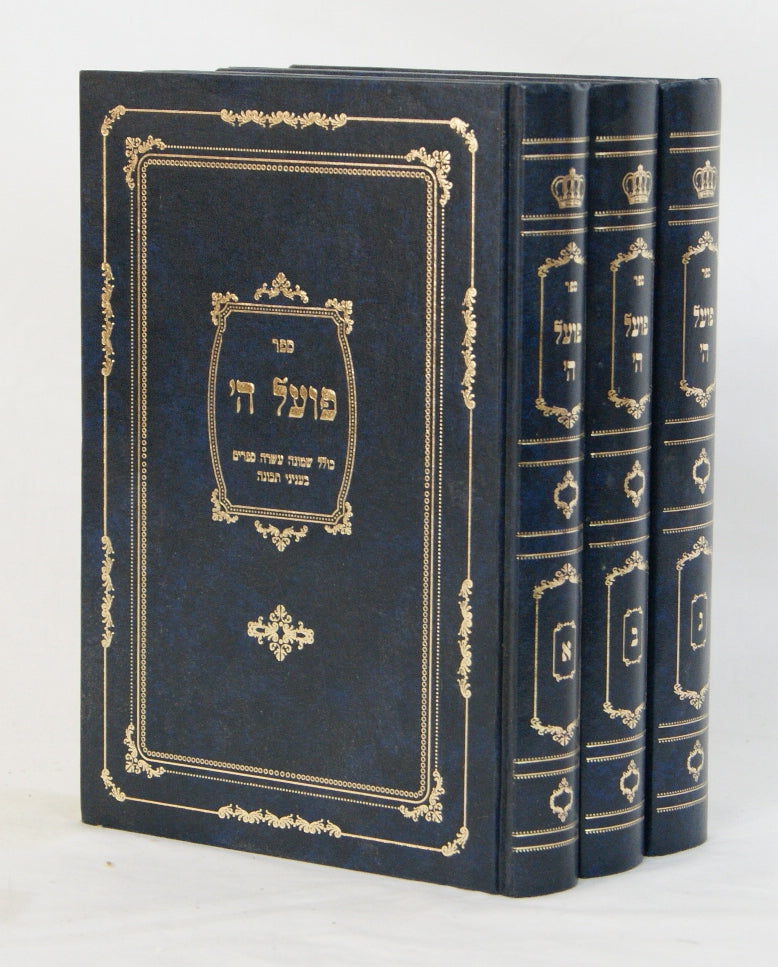 פועל ה' ג' כרכים - י"ט ספרים בעניני תכונה חשבון תקופות וקידוש החודש