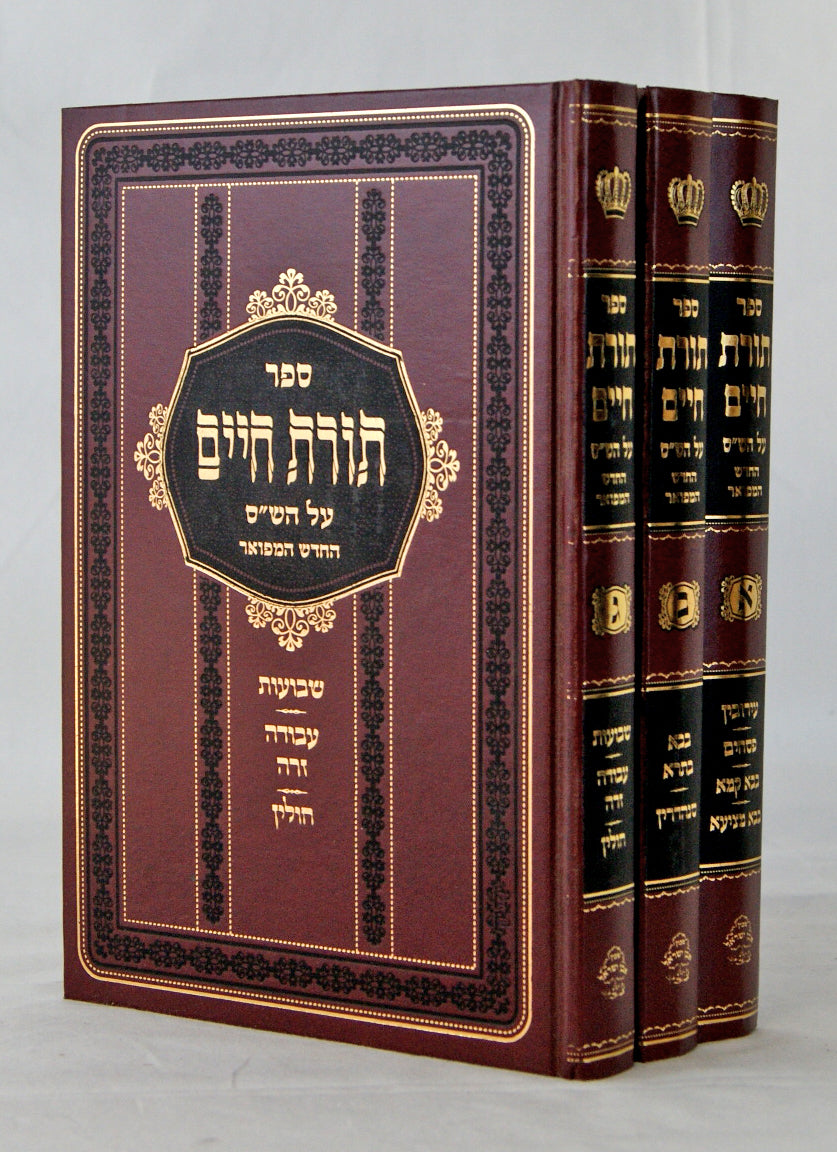 תורת חיים על הש"ס ג' כרכים החדש המפואר - אבן ישראל
