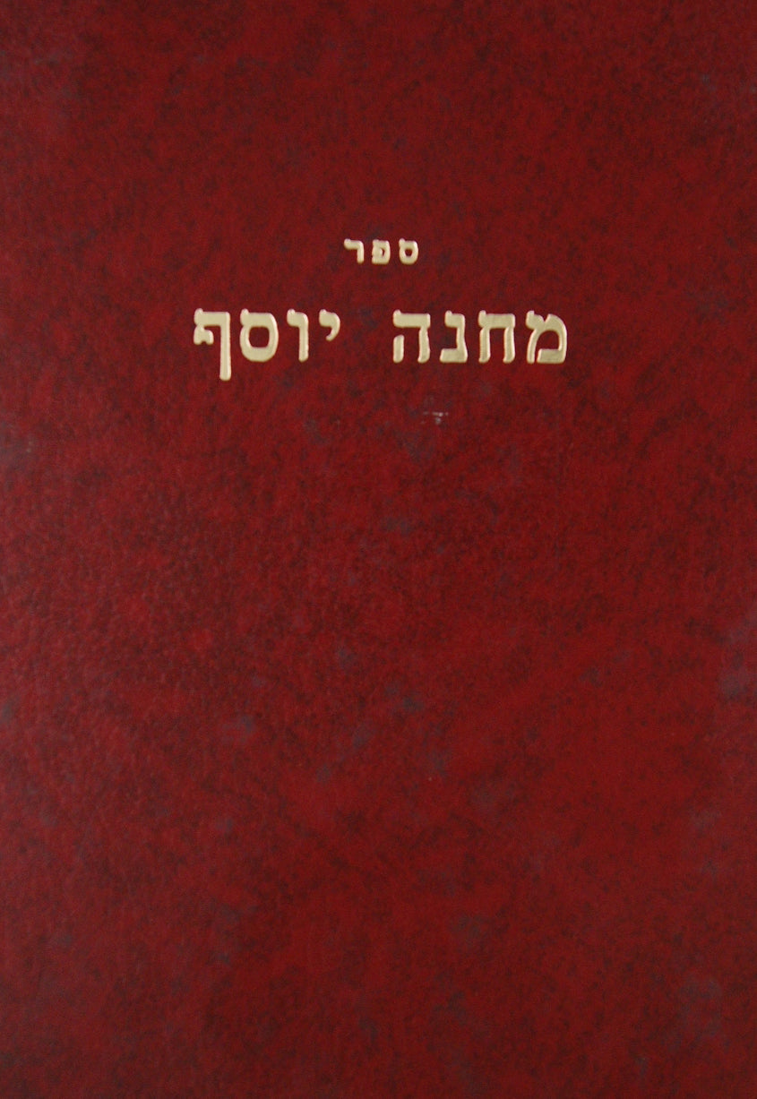 מחנה יוסף על הרמב"ם הלכות י"ט ומועדים