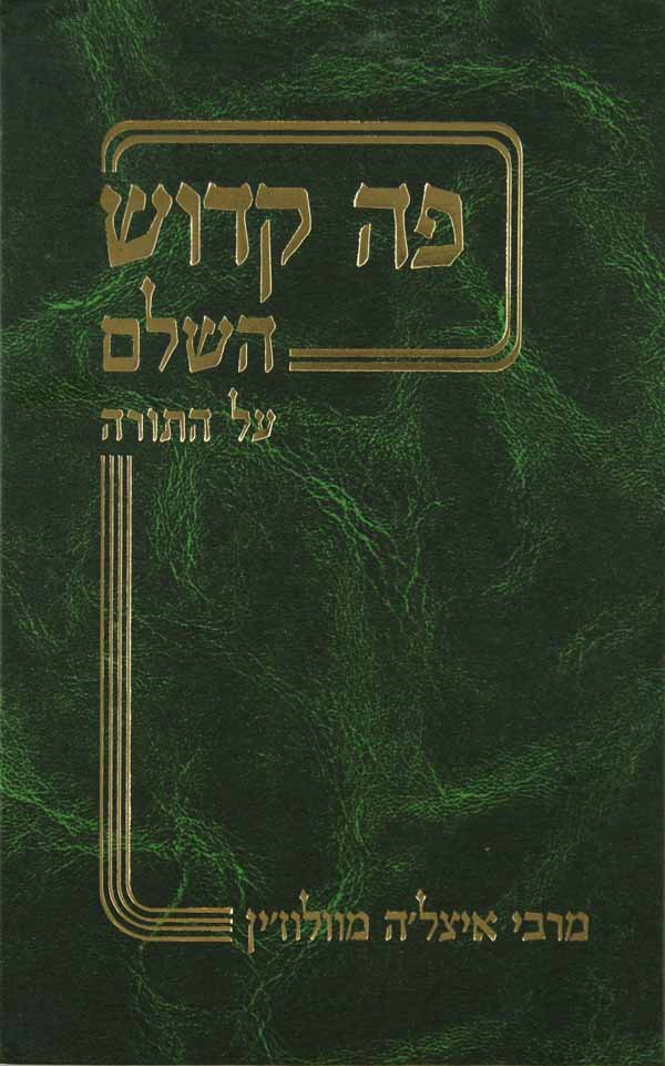 פה קדוש על התורה