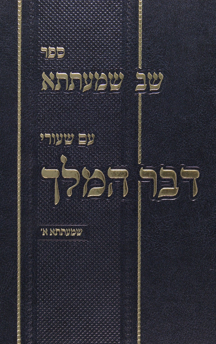 שב שמעתתא עם שעורי דבר המלך