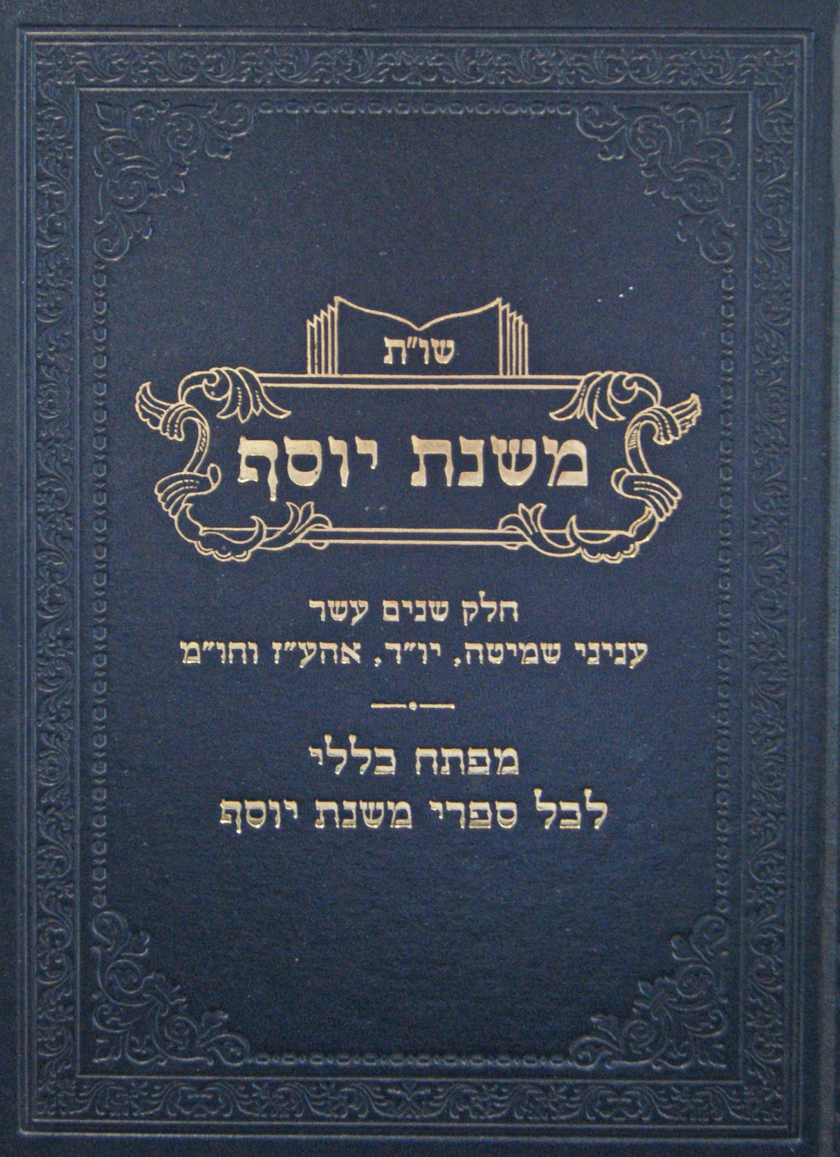 משנת יוסף שו"ת חלק י"ב